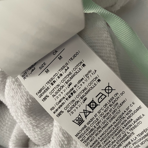 Off-white hoodie with design on back - Picture 7 of 9